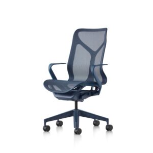Silla Cosm Media con brazos fijos - Color Azul
